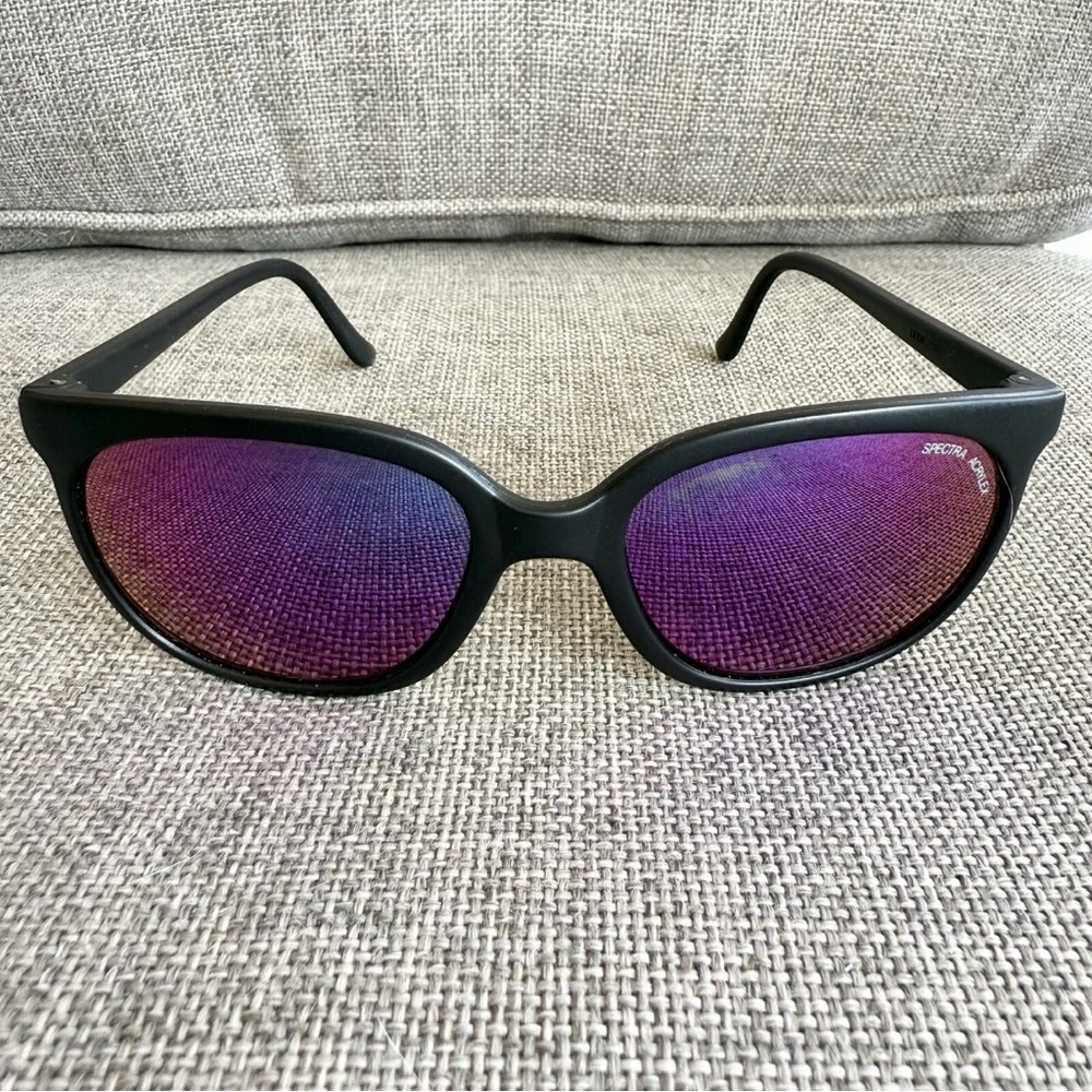 Vtg Bolle Acrylex Spectra Sunglasses Mazda Ski Express Jimmie Heuga’s Black 80’s